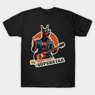 Rockstar Doberman T-Shirt